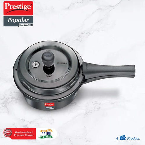 Prestige Popular Svachh Hard Anodised Pressure Cooker 3 L