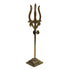 Brass Damru Trishul on Stand 37g (pack of 2 pcs)