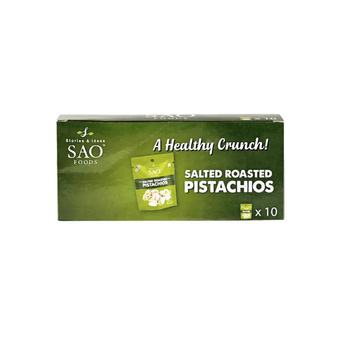SAO Foods Salted Roasted Pistachios 110gm