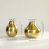 Behoma Golden Vase Set