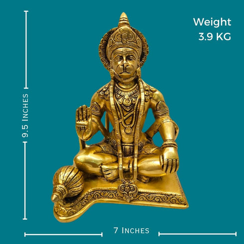 Tamas brass Sankat Mochan Hanuman Ji Statue/Idol