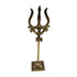 Brass Damru Trishul on Stand 37g (pack of 2 pcs)