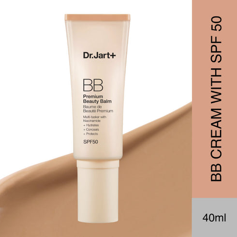 Dr.Jart+ Premium BB Beauty Balm SPF 50 Tinted Moisturizer With Niacinamide