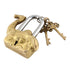 Golden Sitting Camel Decorative Lock With Keys In Pair