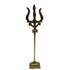 Brass Damru Trishul on Stand 94g (pack of 2 pcs)