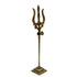 Brass Damru Trishul on Stand 94g (pack of 2 pcs)