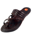 Vhaanfootwear Dark Brown Special Cross Belt Kolhapuri Chappal For Men