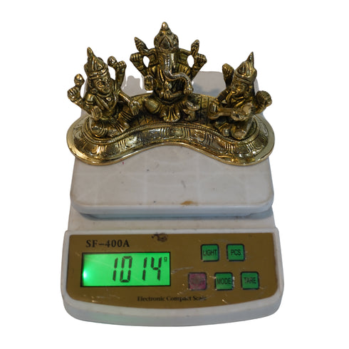 Brass Lakshmi Ganesha Auspicious Sculpture 1014g