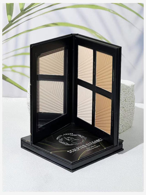 Pretty Cover 4 Colour Highlighter Palette