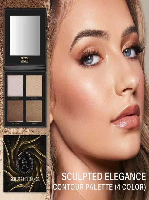 Pretty Cover 4 Colour Highlighter Palette