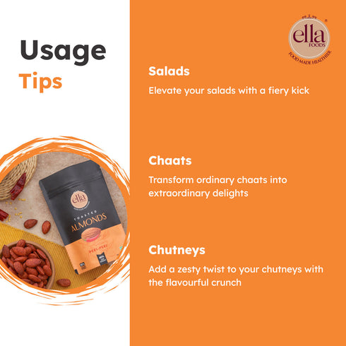 Ella Foods Chilli Lime Cashew & Peri Peri Almonds