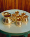 Tamas Brass Matki Shape Jug and 4 Glasses Set