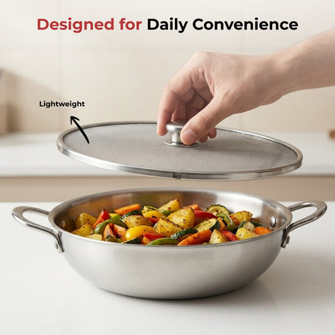Vinod Stainless Steel Net Cover 2 pieces 10 No