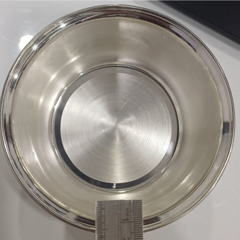 Pure Silver Sankha Chakra Design Bowl 109 grams