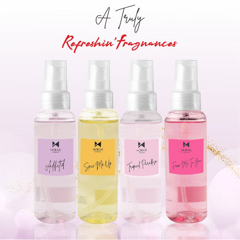 Moraze Cosmetics Refreshing Body Mist Kit 4 Pieces
