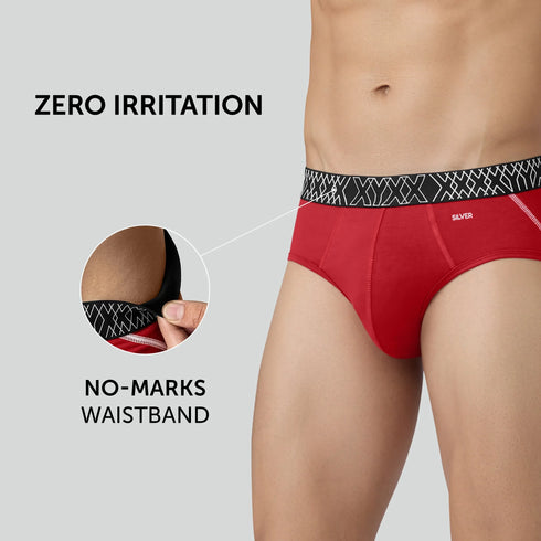 XYXX Sprint Cotton Stretch Briefs Rio Red