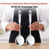 Vinod Stainless Steel Queen Kabdir Serving Spoon Cooking Spoon Spatula Set of 2 37 cm Long Handle High Grade Stainless Steel Rust Free Dishwasher Safe No 1