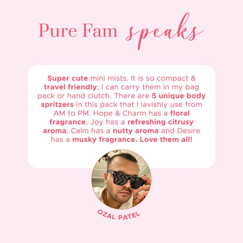 PureSense Mist Mini | Pack of 5 Body Mists
