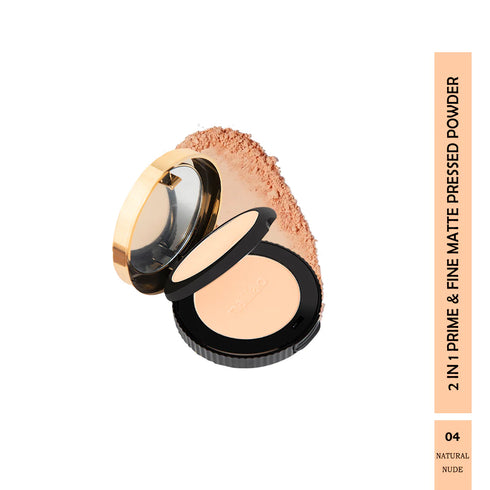Maliao Oil Control 2|in|1 Prime & Fine Matte Pressed Powder