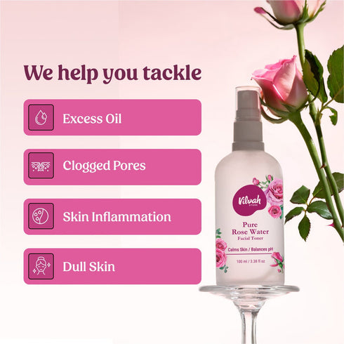 Vilvah Store Rose Water Facial Toner