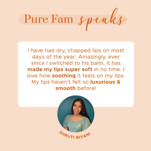 PureSense Macadamia Lip Balm | From the makers of Parachute Advansed