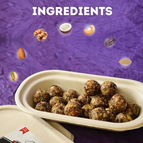 Healthy Master Dry Fruits Laddu | Nutritious Mix of Dryfruits & Coconut