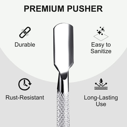 Shills Professional Nail Pusher Silver