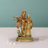 Brass Radha Krishna Same Base God Statue 0.915Kg