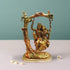 Brass Radha Krishna Jhula Colour Statue 7.9Kg