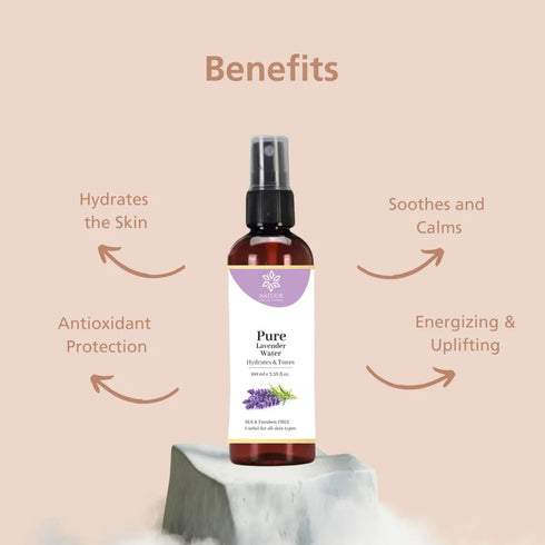 Natuur Nature Pure Lavender Water Hydrates & Tones 100ml