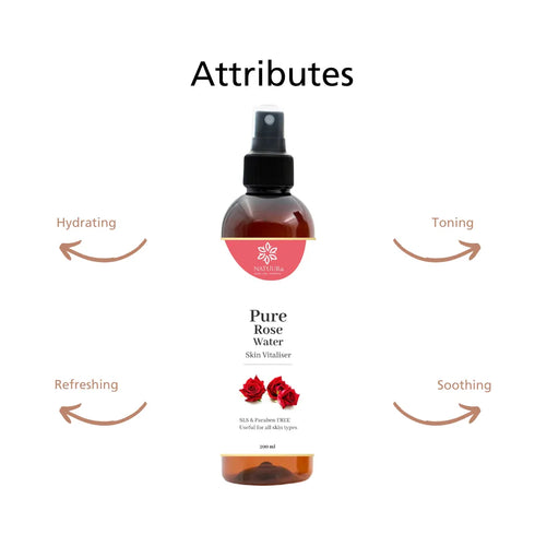 Natuur Pure Rose Water-Skin vitaliser 200ml