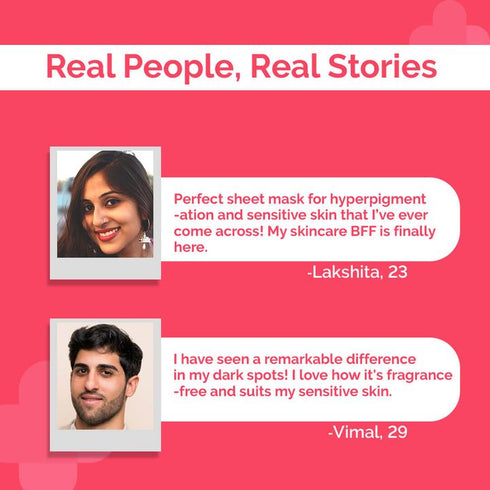 The Derma Co 1% Kojic + Arbutin Sheet Mask