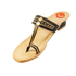 Vhaanfootwear Black & Gold Color Soft Kolhapuri Chappal for women by vhaan