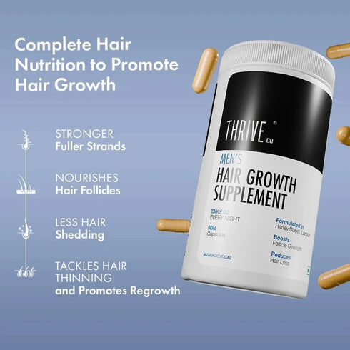 Thriveco Men's Hair Growth Supplement 60N Capsules