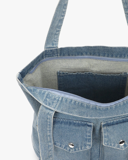 Ecoright August Denim Tote Bag