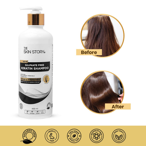 The Skin Story Sulphate Free Hair Repair Trio with Spa Hair Mask