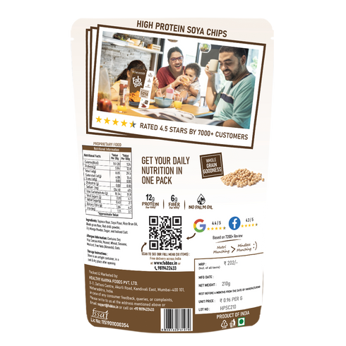 Fabbox High Protein Soya Millet Chips Chaat Flavour