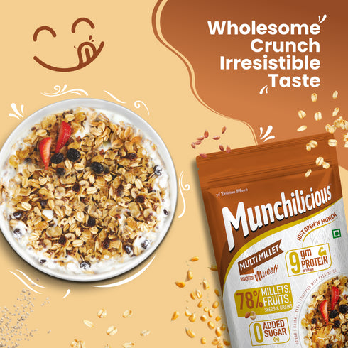 Munchilicious Multi Millet Muesli