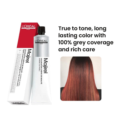 L'Oreal Professionnel Majirel 5.6 Red Light Brown Permanent Hair Colour 50ml