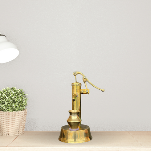 Brass Hand Pump Miniature Toy For Children 0.15Kg