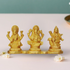 Brass Lgs On Same Base God Idol Statue 0.26Kg