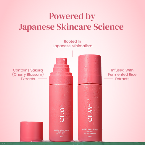 ClayCo Sakura & Rice Water Sunmist SPF 50+ PA++++