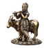Cow Krishna Statue In Brass 0.12 Kg