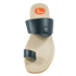Vhaanfootwear Gandhi Binawadi Soft Leather Black Color Kolhapuri chappal by vhaan