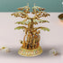 Brass Tree Radha Krishna With Cow Statue 11.545Kg