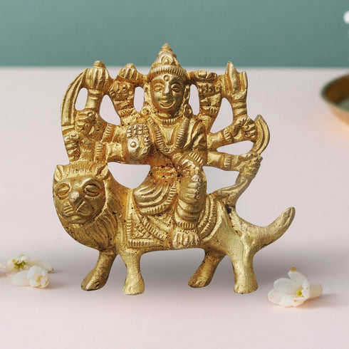 Brass Durga Devi Idol 0.11Kg