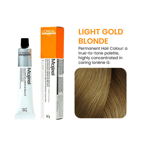 L'Oreal Professionnel Majirel 8.3 Light Blonde With Gold Permanent Hair Colour 50ml
