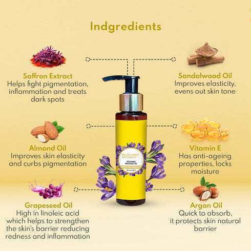 Wildflower Naturals Soothing Massage Oil