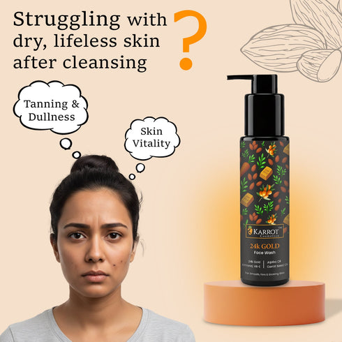 Karrot 24k Gold & Coffee Face Wash Combo