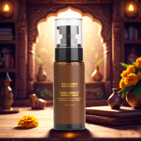 Wildflower Naturals Kumkumadi & Donkey Milk Brightening Face Cream